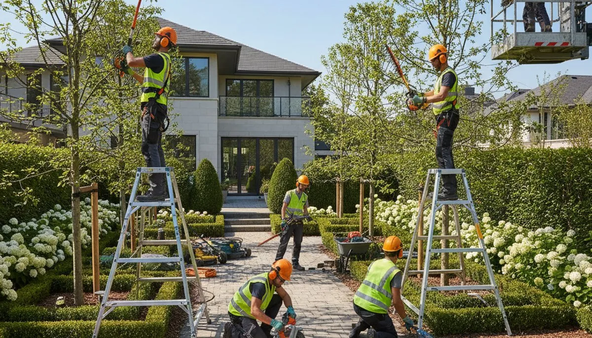 Shawnee, OK tree service team providing landscaping and tree care for local properties