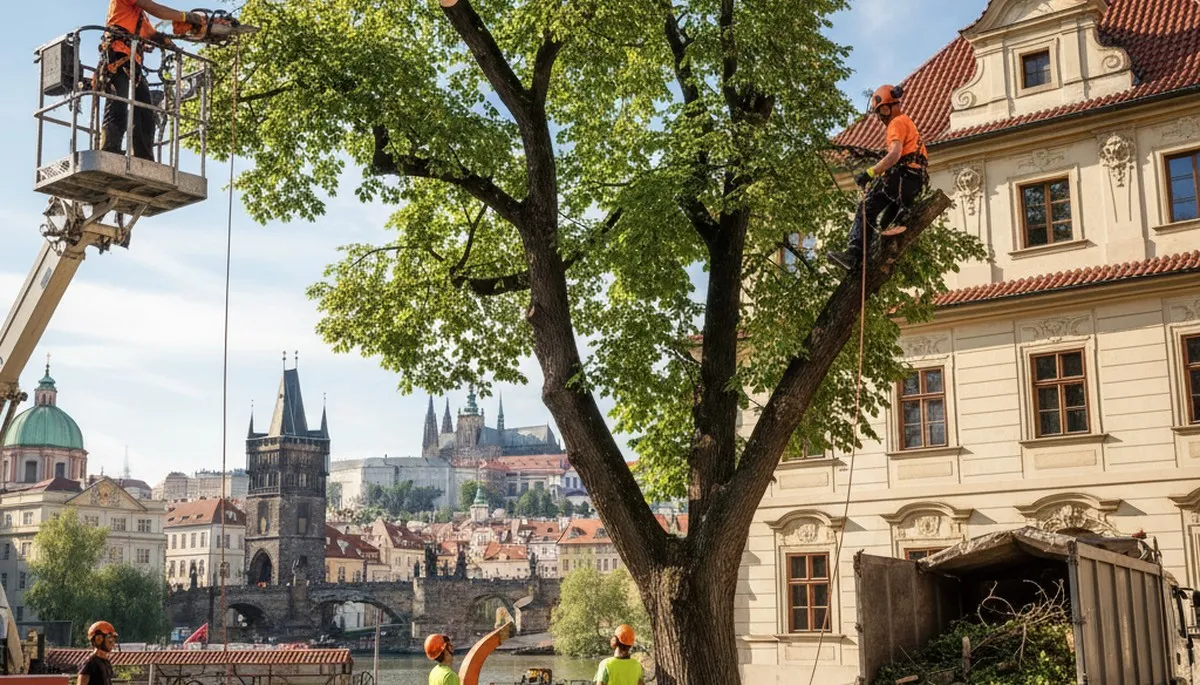 Shawnee, OK tree service crew providing professional tree trimming, removal, and cleanup