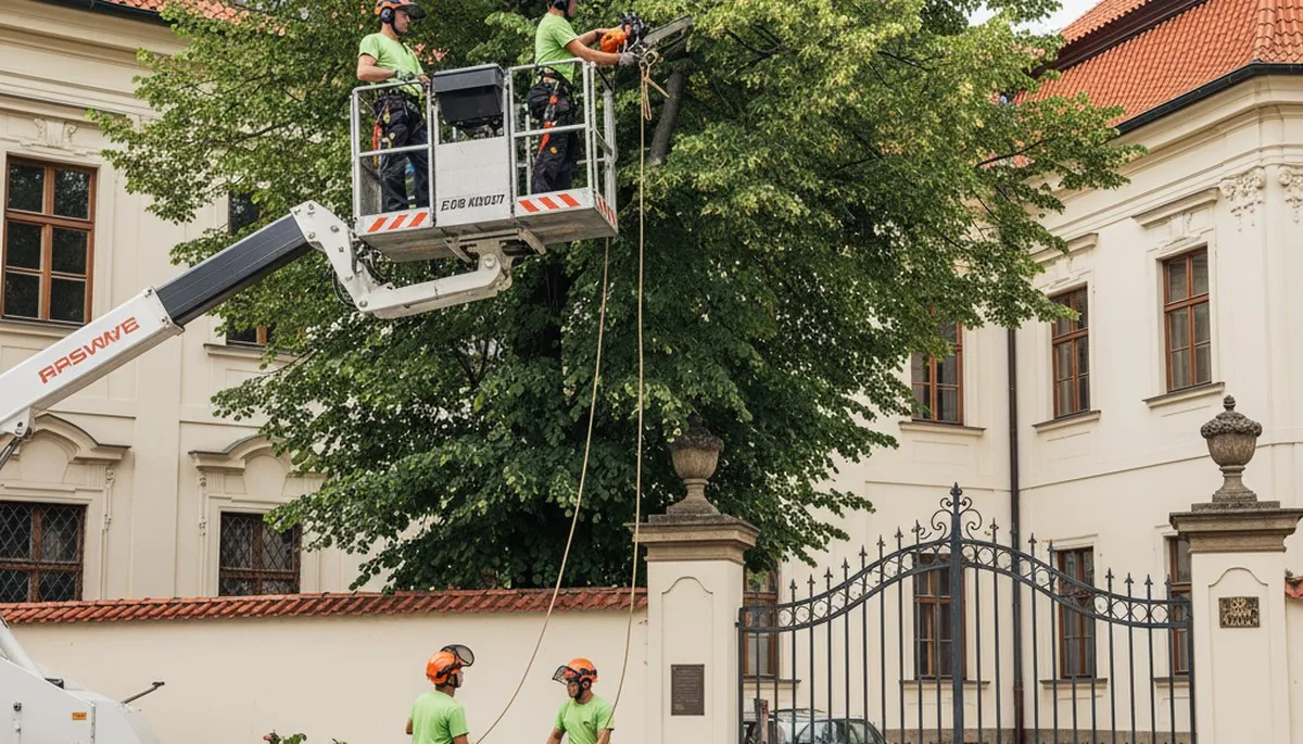 Tree service crew in Shawnee, OK handling professional tree trimming and removal